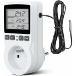 Prise thermostat, prise minuteur digital, prise programmable digitale avec sonde, minuterie numérique ... Prise thermostat, prise minuteur digital, prise programmable digitale avec sonde, minuterie numérique ...