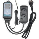 Prise thermostat num�rique avec 2 relais 220v sonde, controleur temp�rature chauffage refroidissement ...