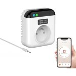 Prise thermostatique prise chauffante thermostat avec sonde thermostat connect� compatible avec l'application ...