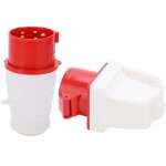 Prise triphas�e 5 broches prise femelle industrielle et prise m�le industrielle 16a 3 p + n + t pour ...