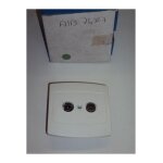 Prise tv fm 2 sorties auto vis + griffes alcyon