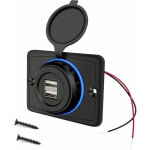 Prise usb 12v - double prise usb camping car 12v - 3. 1a usb chargeur pour voiture - chargeur usb de ...