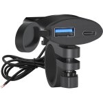 Prise usb moto, qc3. 0 18w & pd 30w chargeur usb pour moto, prise de chargeur de voiture ip67 pour caravane ...