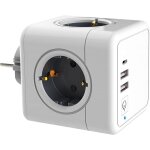 Prise usb multiple, multiprise murale cube 4 prises avec 2 usb secteur, avec 1 alimentation type - c?7 ...