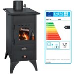 Prity - poêle à bois mini sp ? 5, 2 kw, noir graphite, classe a, design compact Prity - poêle à bois mini sp ? 5, 2 kw, noir graphite, classe a, design compact