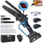 Pro mini trononneuse sans fil 8 / 6 pouces 450w  batterie brushless electrique portable scie  chane ...