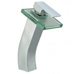 Pro et discount - robinet chromé design pour vasque mitigeur lavabo haut bac cascade Pro et discount - robinet chromé design pour vasque mitigeur lavabo haut bac cascade