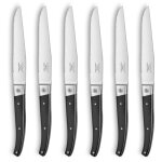 Pro - set 6 couteaux steak lame dente