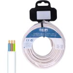 Produit cable tuyau �lectrique 28093 white 3 x 1 mm 20 m audio - - brand brand ean : 8425998280937 - ...