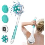 Produits de nettoyage, ensemble de brosses de bain, douche, corps, 4 têtes de brosse rechargeables, long ... Produits de nettoyage, ensemble de brosses de bain, douche, corps, 4 têtes de brosse rechargeables, long ...