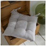 [produit d'occasion] assise matelass�e - today - charme - chambray x petite broderie constance - 40 x ...