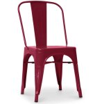 [produit reconditionn�] chaise tolix originale mod�le a ? couleur bordeaux ? reconditionn�e par vesto ...