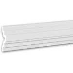 Cimaise décorative murale profhome 651802 ? moulure en polystyrène blanc 2 m, style moderne ? frise plafond ... Cimaise décorative murale profhome 651802 ? moulure en polystyrène blanc 2 m, style moderne ? frise plafond ...