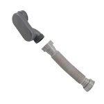 Tlily - profil bas 1 1 / 2 p siphon flexible baignoire douche tuyau de vidange plat sur pied drain pour ...