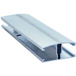 Profil et capot de jonction vissables couverture polycarbonate - coloris - aluminium, epaisseur - 10 ...