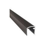 Profil de finition pour clôture larko 176 cm - coloris - gris anthracite ral 7016, longueur - 176cm Profil de finition pour clôture larko 176 cm - coloris - gris anthracite ral 7016, longueur - 176cm