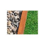 Wovar - profil en u acier corten pour bordure bton 100 x 6 x 5, 2 cm