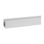 Duval - profil u 10x10x1, 5mm longueur 2m aluminium anodis� argent ? 41 - 0102 - 3012