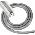 Profil aluminium bandes de chant pour srie 30x30 - 8 mm, bande d'tanchit souple de protection en ...