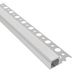 Profil pour carrelage ceramic line avec goulotte pour clairage led ? barres de 2 mtres  encastrer ...