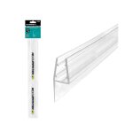 Profil� de paravent pliable transparent 2 m, lot de 10 unit�s en deux parties