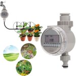 Programmateur d'arrosage automatique solaire, programmateur d'arrosage solaire avec �cran lcd, id�al ...