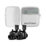 Rain bird - programmateur d'arrosage automatique wifi rc2 4 zones intrieur 2 electrovannes 100 hv 24v ...