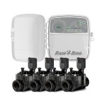 Rain bird - programmateur d'arrosage automatique wifi rc2 4 zones intrieur 4 electrovannes 100 hv 24v ...