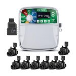 Rain bird - programmateur d'arrosage int�rieur wi - fi 8 zones esp - tm2 arrosage automatique du jardin ...
