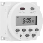 Programmateur num�rique 12v cn101a - minuterie digitale lcd pour chauffe - eau maison, programmation ...