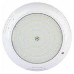 Projecteur 18w pour piscine hors sol en structure bois ip68 - blanc froid - diamtre 240 mm crealys