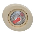 Projecteur halogne 300w immerg orientable pour piscine enterre bton liner coloris sable - pr244sa ...