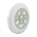 Projecteur led easyled diamond blanc �vo 6 - pour piscine b�ton ou coque - kit 2, 4 m, 19w, 1500 lumens ...
