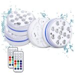Projecteurs led subaquatiques pour piscine avec t�l�commande, lampes d'�clairage �tanches ip68, �clairages ...