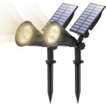 Projecteur solaire  led 4 led tanche extrieur lumires de jardin arbre de nol clture cour fte blanc ...
