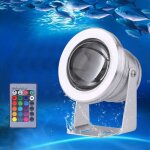 Projecteur submersible  led, clairage sous - marin ip67 tanche rgb, 10w projecteur led pour clairage ...