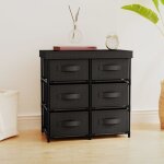 Prolenta premium - furniture limited - armoire de rangement avec 6 tiroirs 55x29x55