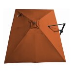 Toile parasol mat dport nh 3x4 / 8 polyester 210gr sd - sienne - proloisirs