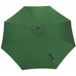 Toile parasol mat droit 300 par 8 polyester 200gr sd - amande - proloisirs