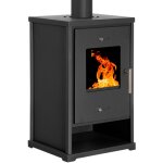 Prometey - po�le � bois eco 4 ? 7 kw rendement �nerg�tique et design compact