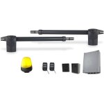 Kit - automatisme de portail a battants - moteur 230v - systeme a verins - 250kg - 3. 50 metres - myaster ...