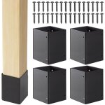 Protecteur de poteau r�glable en acier inoxydable 304 (plage 3, 3 - 6 pouces), prot�ge les bo�tes aux ...