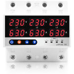 Protecteur de surtension / sous - tension triphas� professionnel � quatre fils et limiteur de courant ...