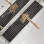 Protection anti - �claboussures pour robinet d'�vier de cuisine en diatomite, 61 cm, plateau d'�vier ...