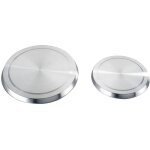 Protection cuisinière électrique, couvre plaque en acier, lot de 4, acier inox, ø16 et 20 cm, mat - ulisem ... Protection cuisinière électrique, couvre plaque en acier, lot de 4, acier inox, ø16 et 20 cm, mat - ulisem ...