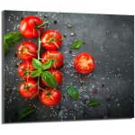 Protection de cuisini�re en verre 60x52 tomates