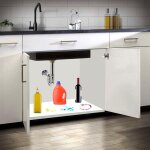 Protection de fond sous �vier modules de cuisine d�coupable pour s?adapter � diff�rentes tailles en aluminium ...