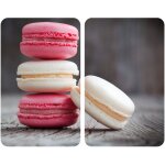 Protection plaque de cuisson 'macarons' en verre tremp wenko pour toute plaque, couvre plaque de cuisson, ...