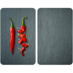 Protection plaque de cuisson wenko couvre plaque de cuisson en verre 'cayenne', lot de 2, verre trempé, ... Protection plaque de cuisson wenko couvre plaque de cuisson en verre 'cayenne', lot de 2, verre trempé, ...