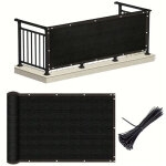 Protection solaire balcon 1m x 2m - filet anti - uv durable - brise - vue terrasse - toile polyvalente ...